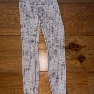 Lululemon Athletica Gray Patterned Leggings
